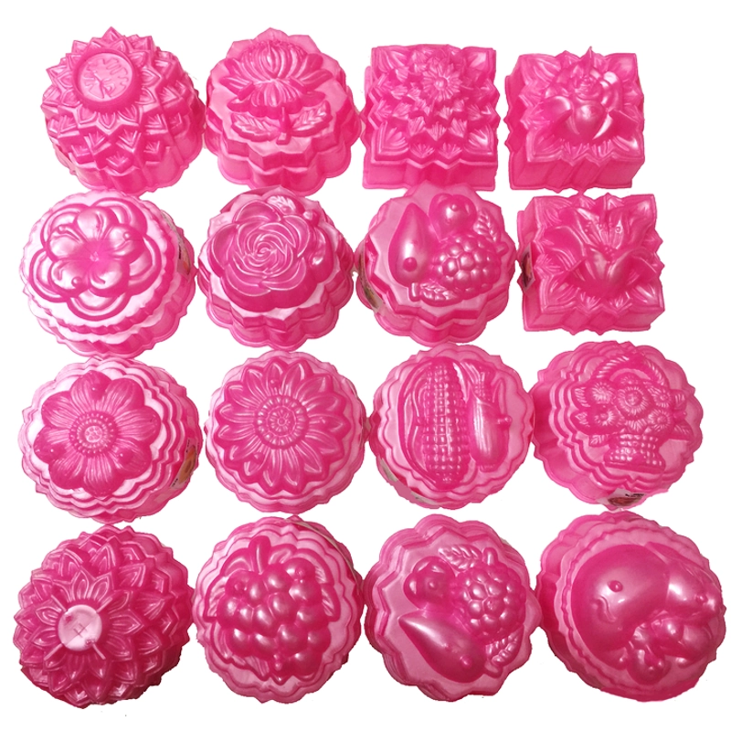 Bộ 10 khuôn rau câu trung thu - Khuôn hồng loại 10 cm - Mã số 1042 336056