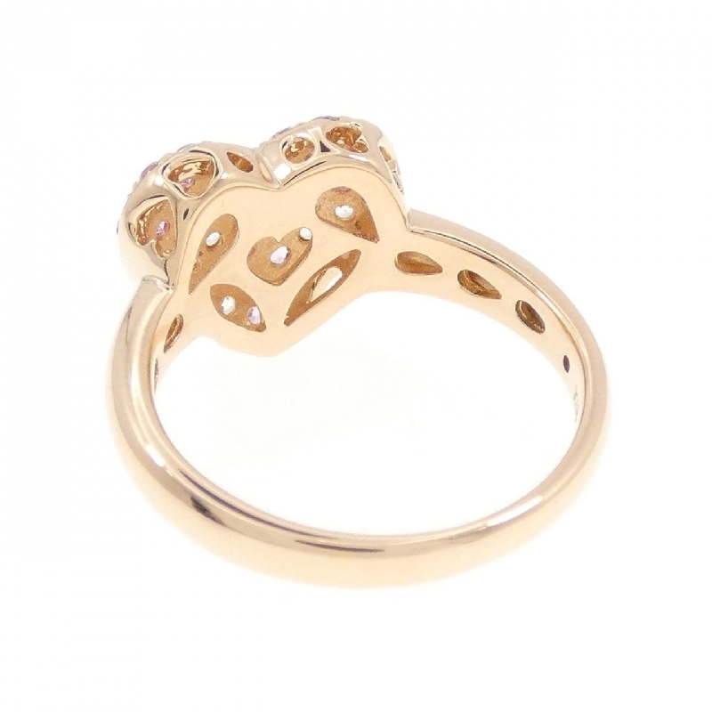 Nhẫn Sapphire K18PG hình trái tim 0.80CT 671965