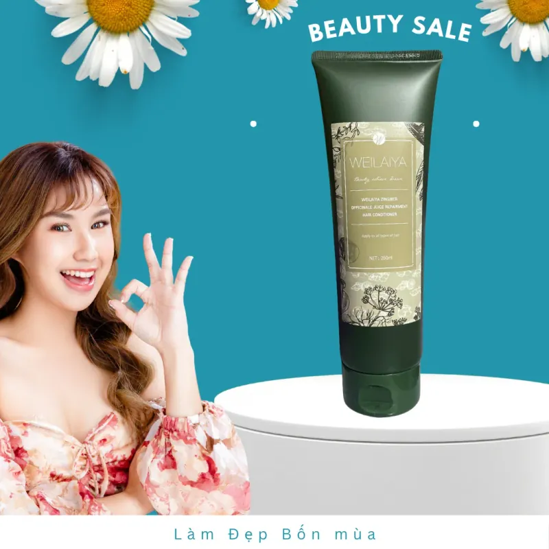 Date 12.2025 - Dầu xả Gừng Hà thủ ô Weilaiya chính hãng nguyên tem 604081