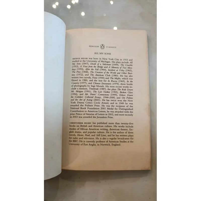 ALL MY SONS (TẤT CẢ CON TRAI CỦA TÔI) - ARTHUR MILLER 763813