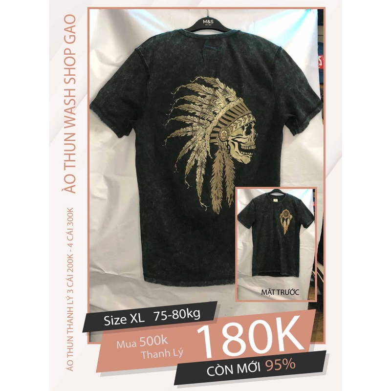 Dọn Tủ Thanh Lý Áo Thun Nam size XL 516439