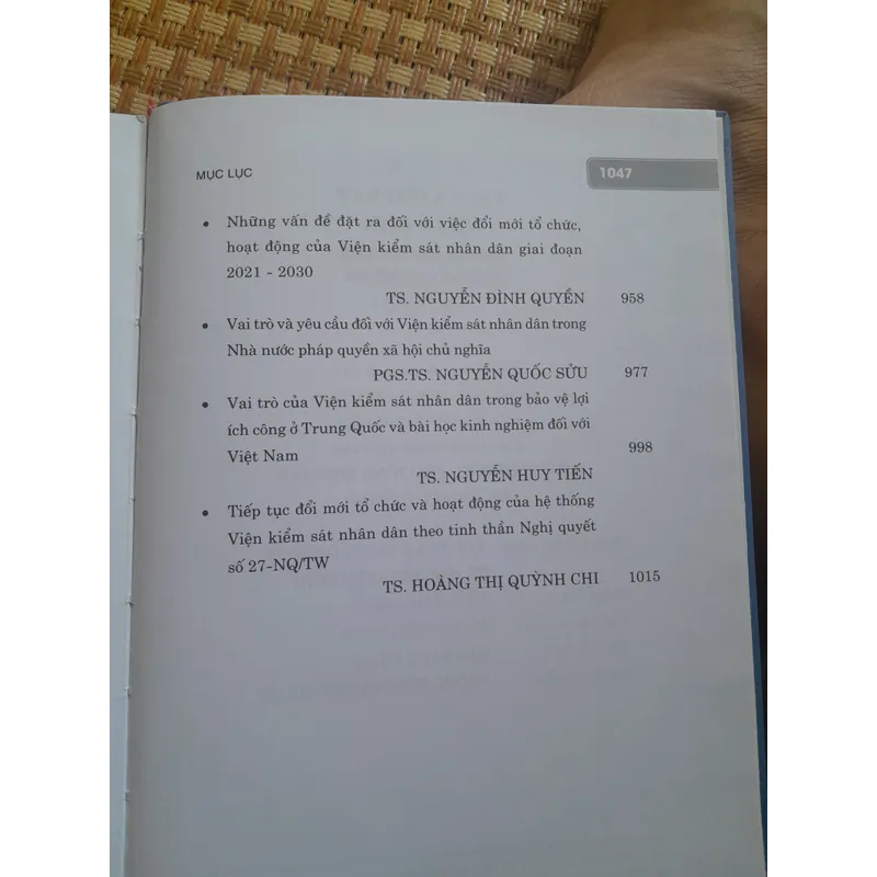VIỆN KIỂM SÁT NHÂN DÂN TRONG NHÀ NƯỚC PHÁP QUYỀN... 736021