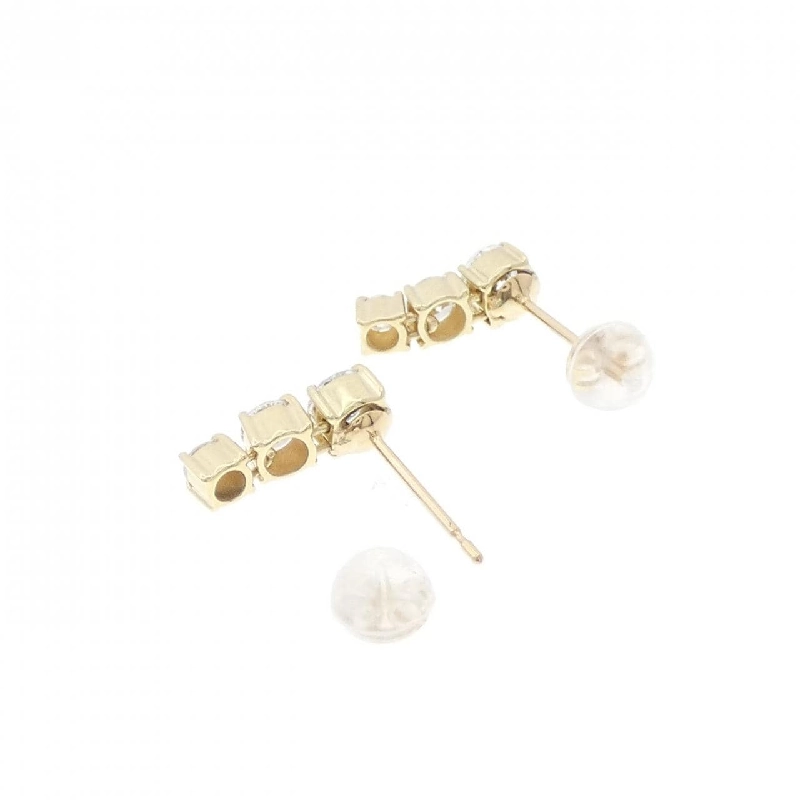 K18YG Bông tai kim cương - Hàng hiệu Chính hãng 871722