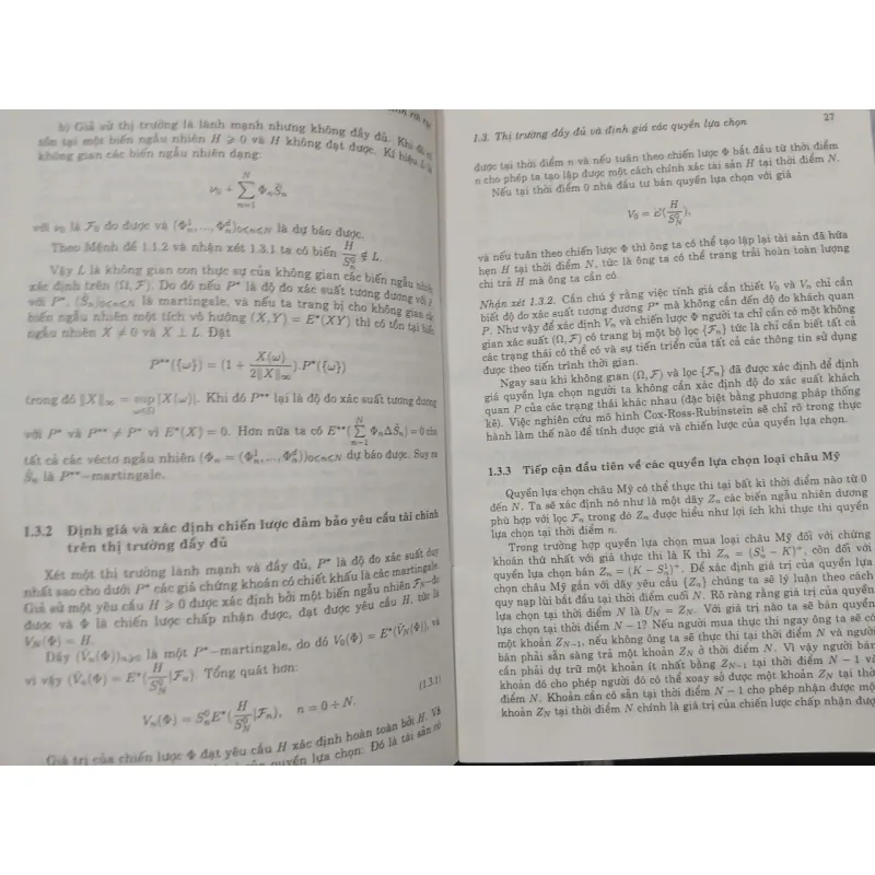 CÁC PHƯƠNG PHÁP TOÁN HỌC TRONG TÀI CHÍNH 690777