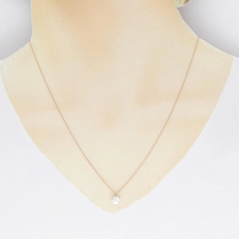 Dây chuyền kim cương K18PG 0.517CT G SI2 VG - Hàng hiệu Chính hãng 874890