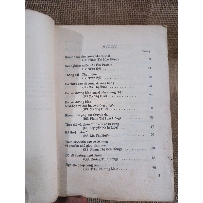 Thủ thuật sản phụ khoa 1990 mới 80% ố (Sách Y học - Sức khỏe - Thể thao) HLSC2404 1028313