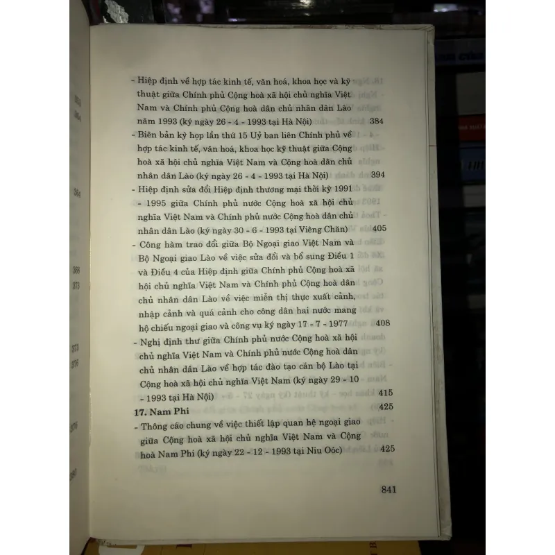 Niên giám các điều ước quốc tế nước Cộng hoà xã hội chủ nghĩa Việt Nam ký năm 1993. 755927