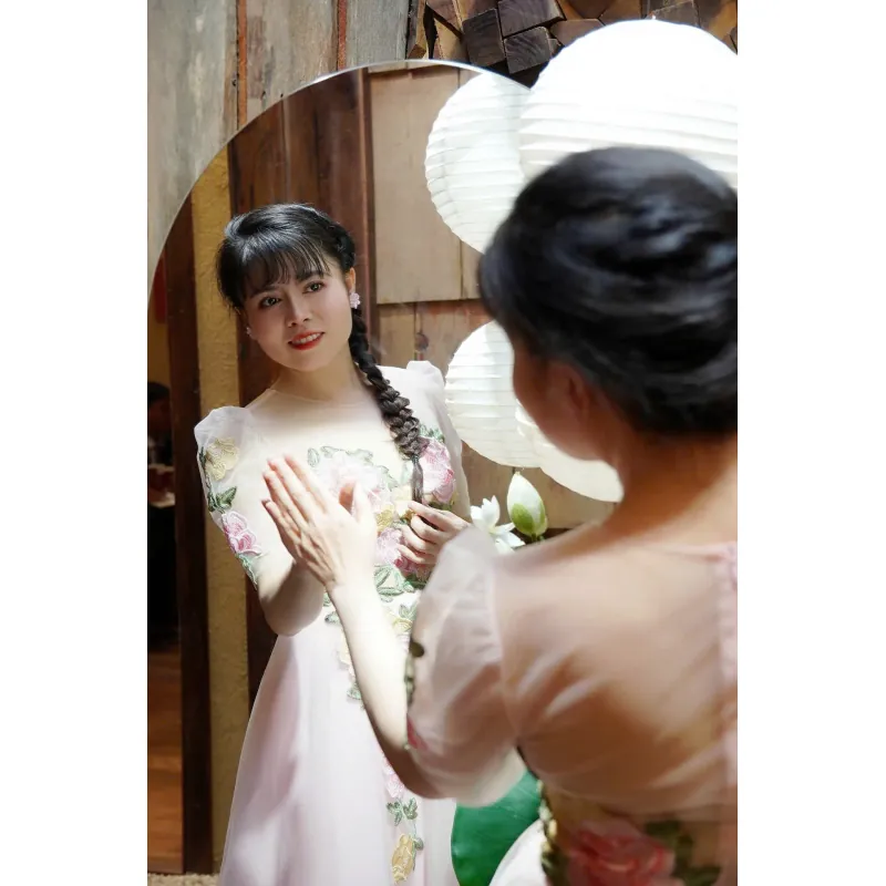 Đầm xòe 2 lớp thiết kế form đẹp 932344