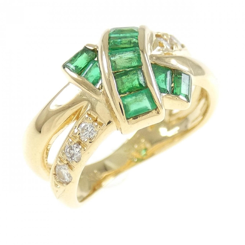 Nhẫn Emerald K18YG 0.48CT 670596
