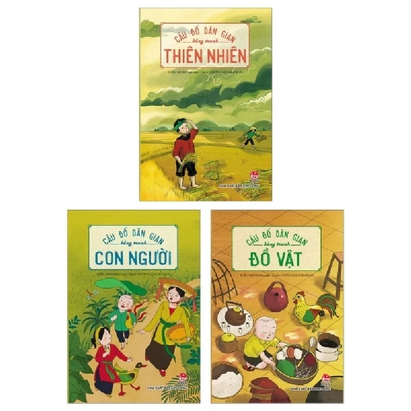 Câu Đố Dân Gian Bằng Tranh (Bộ 3 Cuốn) - Hiếu Minh, Vườn Illustration (Mới 100%) Kiến thức, kỹ năng sống cho trẻ, NXB Kim Đồng - SÁCH ĐẠI HỌC 484196