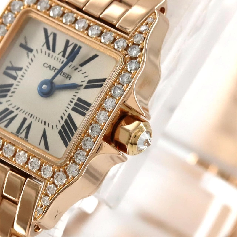 Cartier Mini Santos de Mademoiselle PG/D WF9011Z8 PG･RG Quartz - Hàng hiệu Authentic 875167
