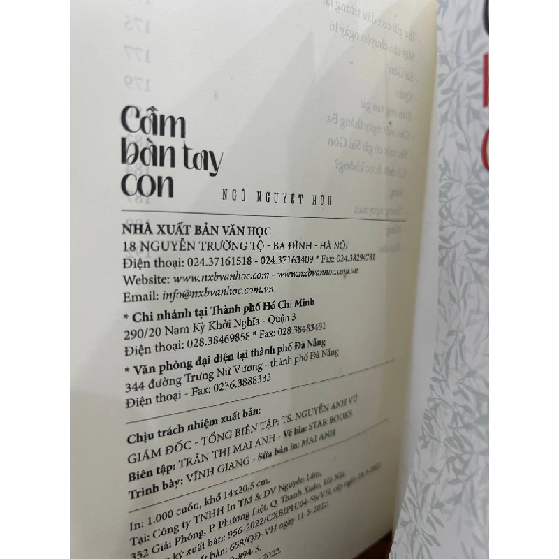 Cầm Bàn Tay Con - Ngô Nguyệt Hữu - Ngô Nguyệt Hữu 973564