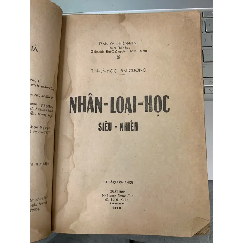 NHÂN LOẠI HỌC SIÊU NHIÊN - TRẦN VĂN HIẾN MINH 756584