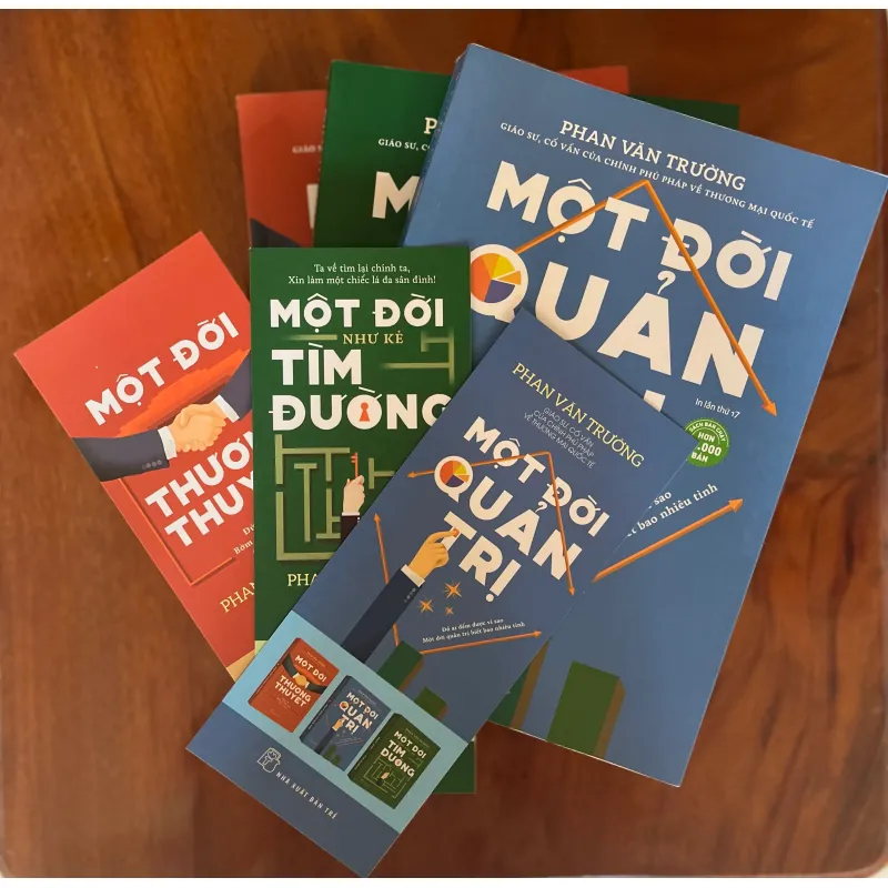 Bộ 3 cuốn MỘT ĐỜI QUẢN TRỊ - Phan Văn Trường 739254