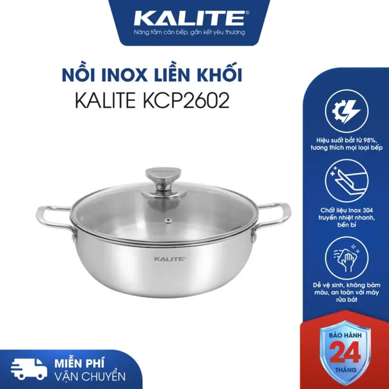 Mua Nồi KALITE KCP2602 – Tặng Kèm Xửng Hấp Tiện Lợi, Chế Biến Món Ăn Healthy! 732529