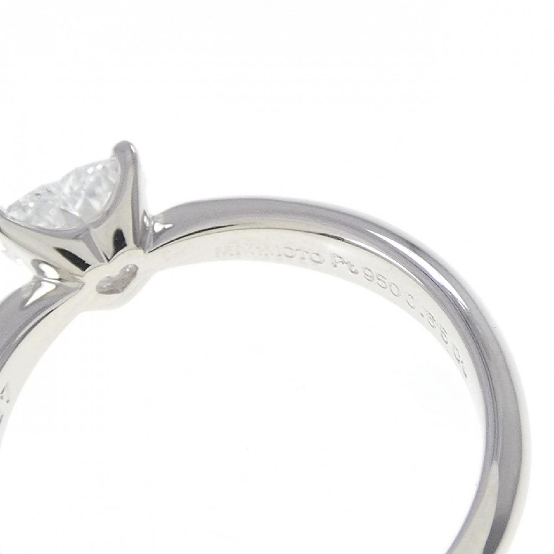 Nhẫn kim cương hình trái tim Mikimoto 0.65CT - Hàng hiệu Authentic 836630