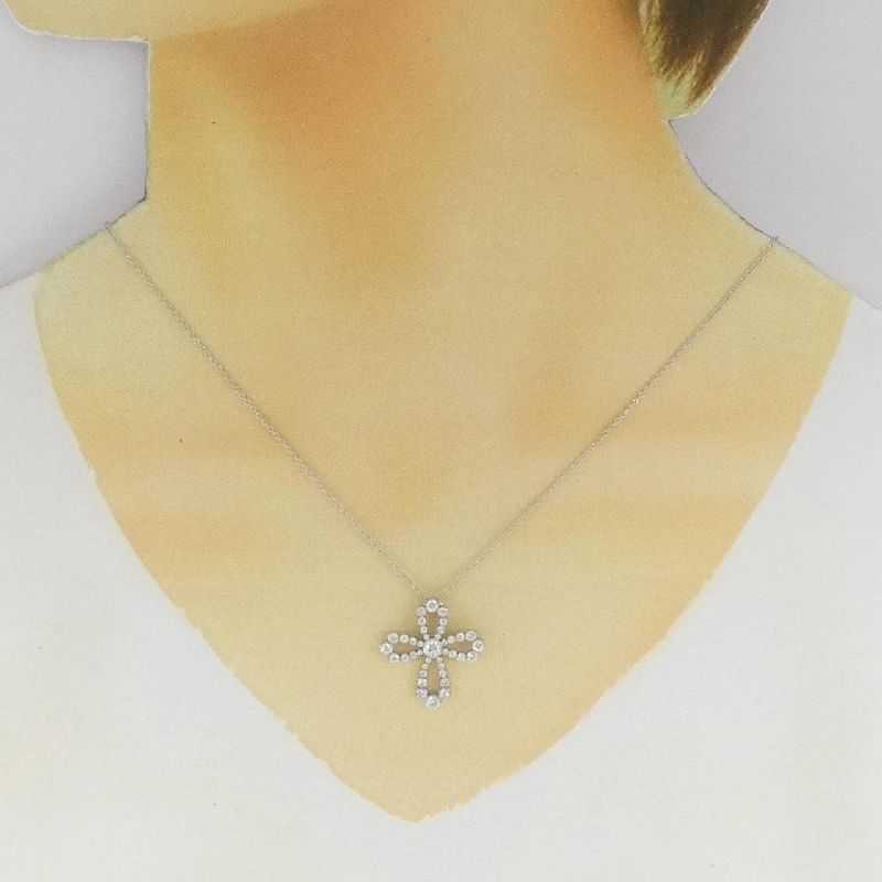 Dây chuyền nhỏ hình chữ thập mở Tiffany - Hàng hiệu Authentic 842531