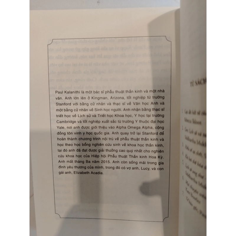 Khi hơi thở hóa thinh không - Paul Kilanithi 518256
