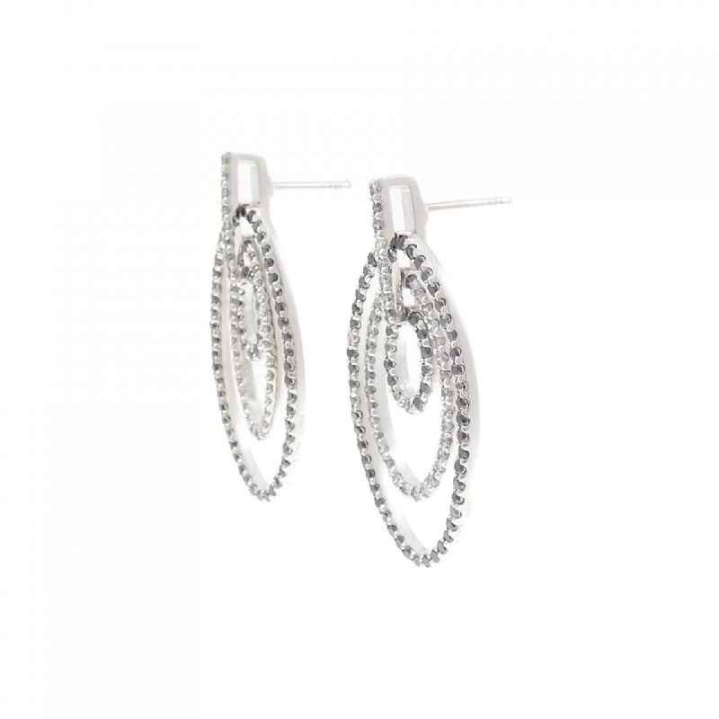 K18WG Bông tai kim cương 1.24CT - Hàng hiệu Chính hãng 866390