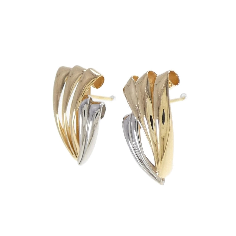 K18YG/PT900 Bông tai - Hàng hiệu Authentic 865867