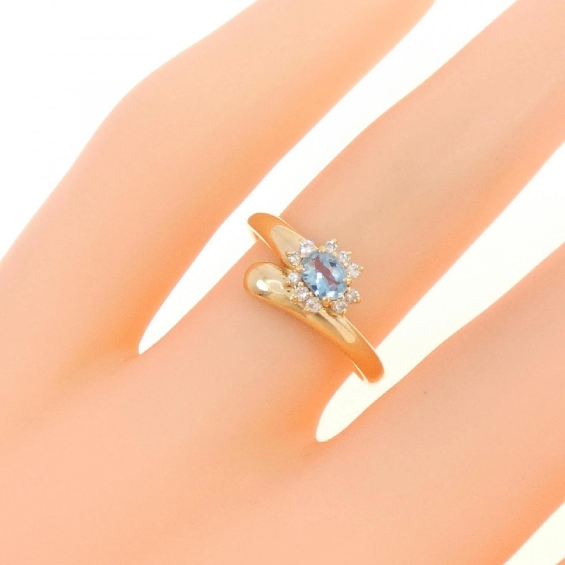 Nhẫn Blue Topaz K18YG 672819