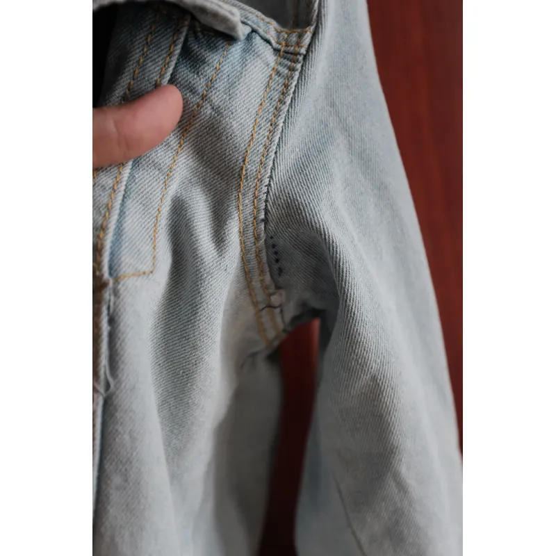 Áo Khoác Jean Nam, in hình Superman độc đáo sau lưng 701738