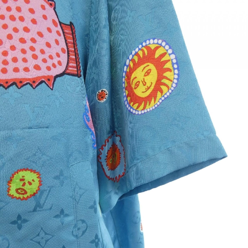 Áo sơ mi ngắn tay LOUIS VUITTON LV×YK Monogram Face HOS31WV36 Yayoi Kusama - Hàng hiệu Authentic 895461