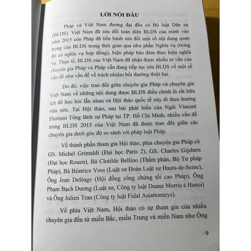 [luật - chính trị] Kỷ yếu hội thảo Bộ luật dân sự (2015) góc nhìn Pháp - Việt 707607