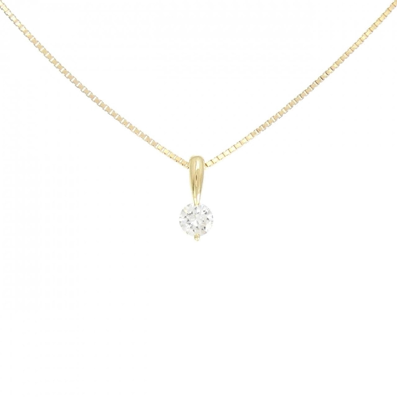K18YG Solitaire Dây chuyền kim cương 0.36CT - Hàng hiệu Chính hãng 859158