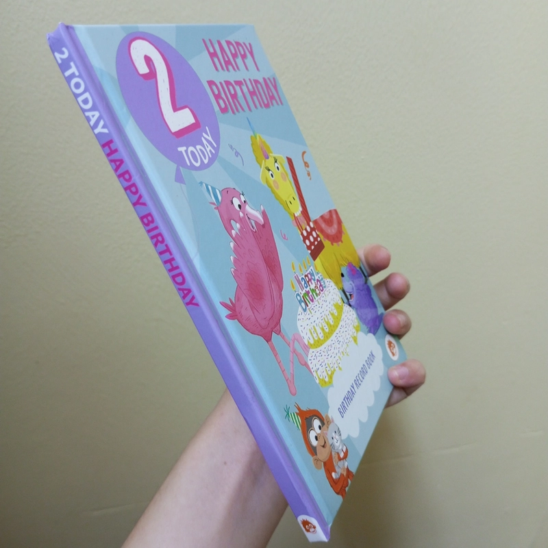 Happy 2nd Birthday Sách mừng sinh nhật bé 2 tuổi bằng Tiếng Anh 548943