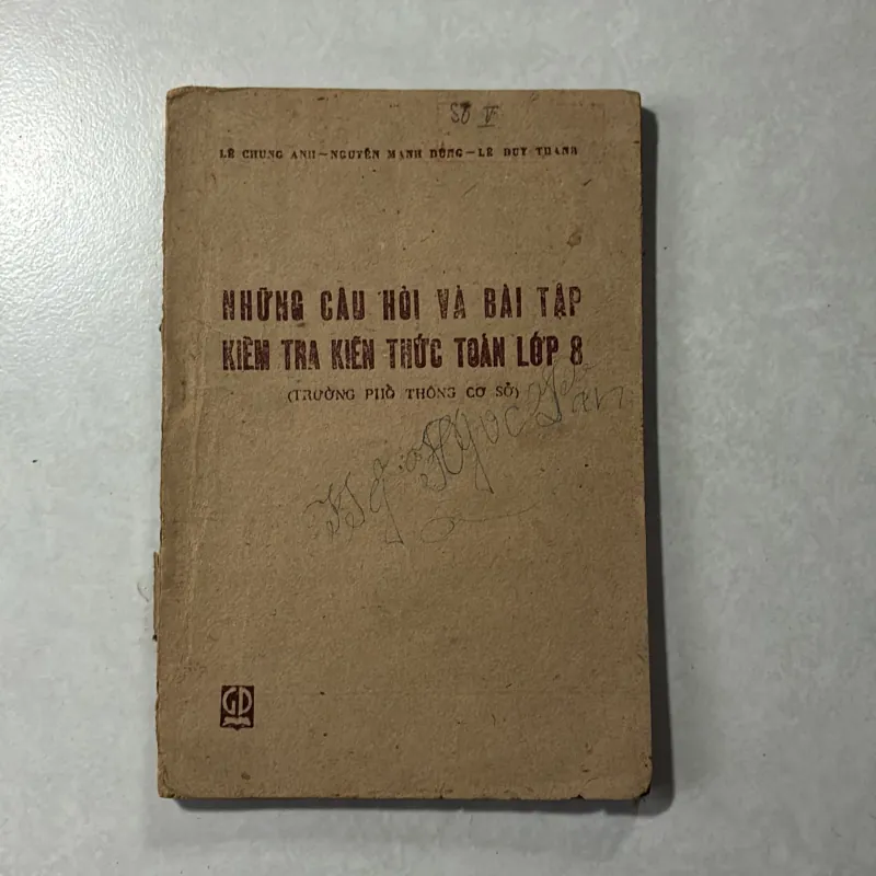 Những câu hỏi và bài tập kiểm tra kiến thức toán lớp 8 - 1982s 796982