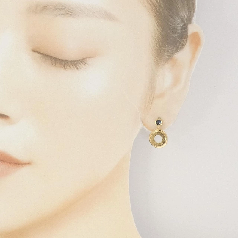 K18YG Sapphire Earrings - Hàng hiệu Authentic 871494