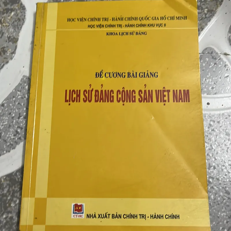 lịch sử Đảng Cộng sản Việt Nam - Học viện chính trị 253535