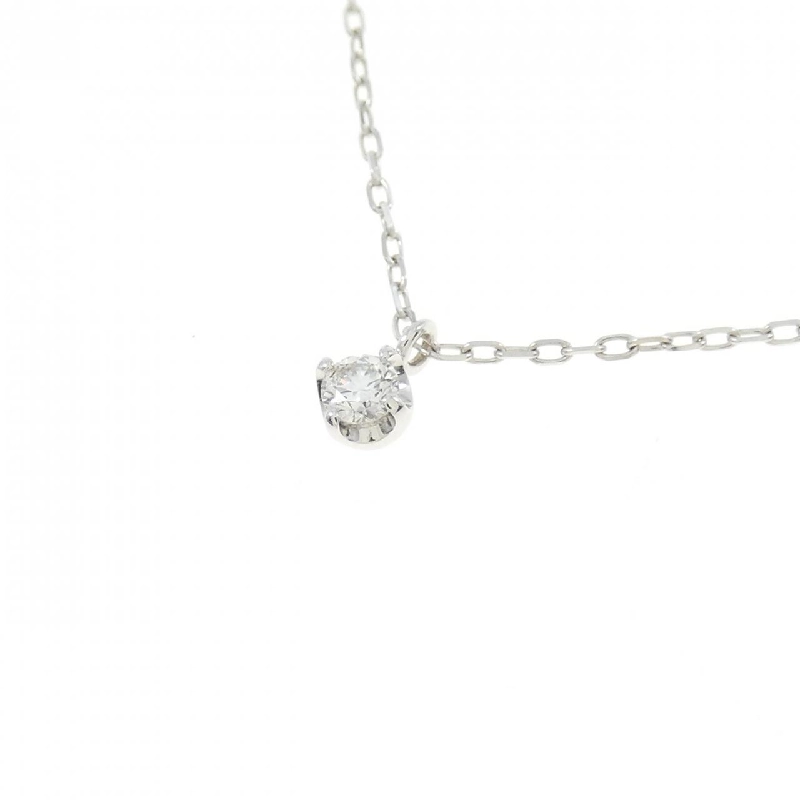 K10WG Solitaire Dây chuyền kim cương 0.08CT - Hàng hiệu Chính hãng 861842