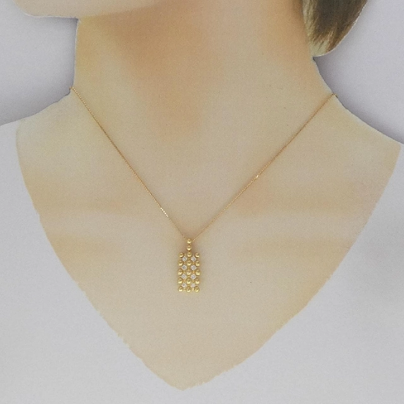 K18YG Dây chuyền kim cương 0.23CT - Hàng hiệu Chính hãng 860748