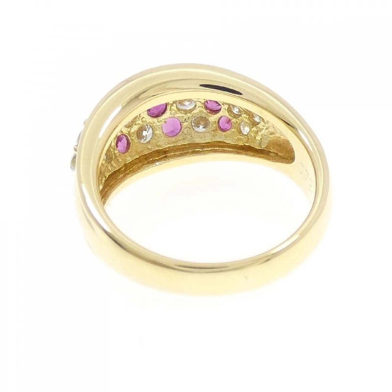 Nhẫn Ruby K18YG 0.72CT - Hàng hiệu Chính hãng 853862