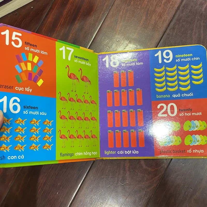 Sách song ngữ tiếng anh trẻ em : 101 first words -101 từ đầu tiên  1034668