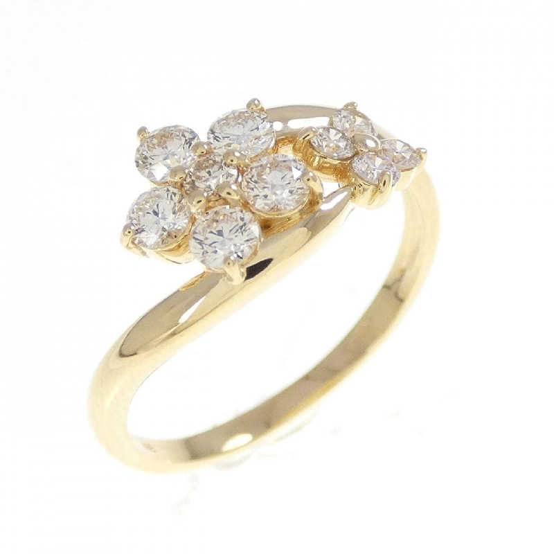 Nhẫn kim cương hoa K18YG 0.50CT - Hàng hiệu Authentic 855505