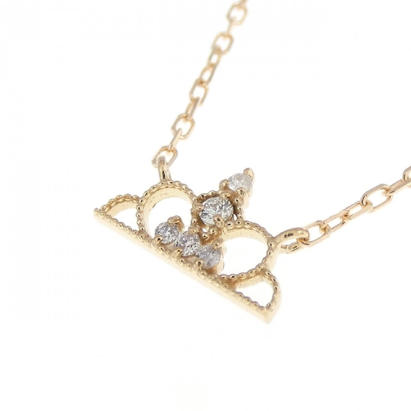 K18PG Dây chuyền kim cương 0.03CT - Hàng hiệu Chính hãng 863938