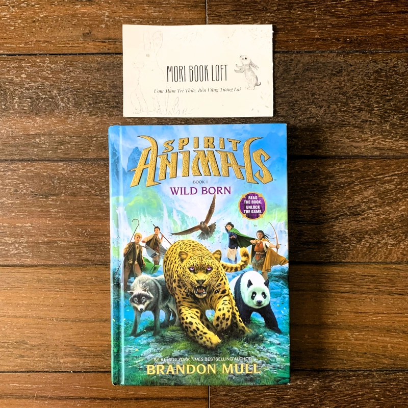 Sách ngoại văn Wild Born (Spirit Animals, Book 1), Used, Bìa cứng 498097