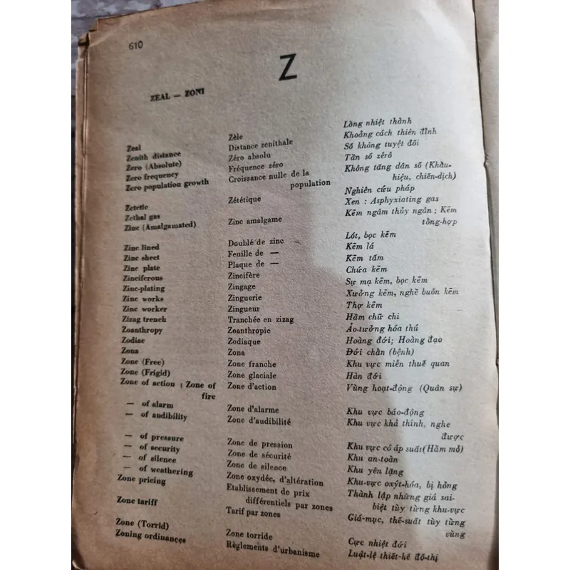 Từ điển tam ngữ  620 trang - VIÊT ANH PHAP PHÁP ANH VIÊT ANH PHÁP VIỆT 722408