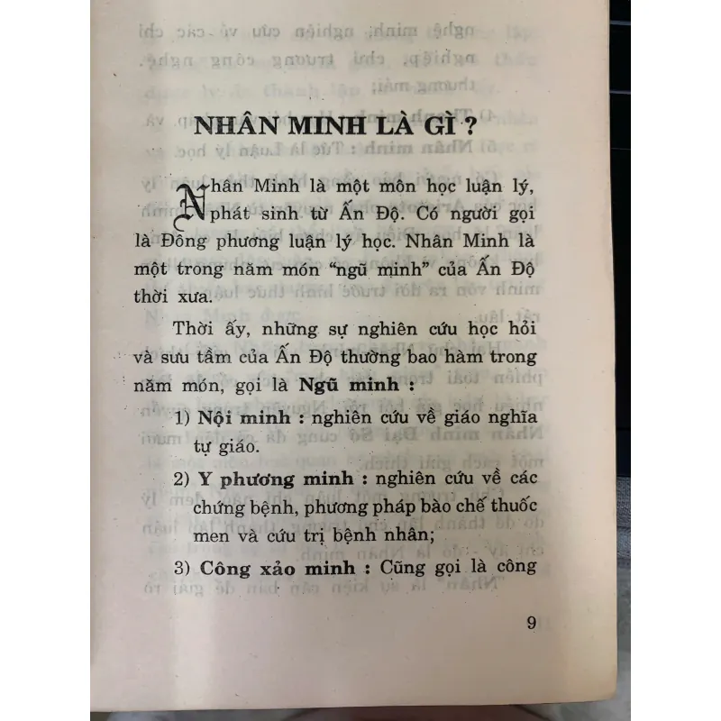 ĐÔNG PHƯƠNG LUẬN LÝ HỌC - NHẤT HẠNH 1008004