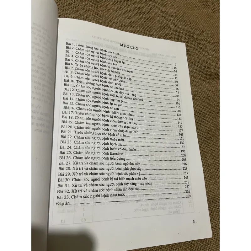 ĐIỀU DƯỠNG NÔI KHOA,  SÁCH ĐÀO TẠO ĐIỀU DƯỠNG ĐA KHOA TRUNG HỌC, 270 TRANG, KHỔ LỚN 569841