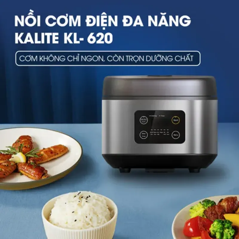 Nồi cơm điện đa năng Kalite KL-620 chính hãng tiết kiệm điện, mới 100% 572970
