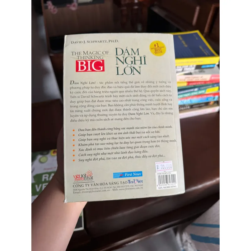 Dám Nghĩ Lớn (The Magic of Thinking Big) – David J. Schwartz- K3 1004762