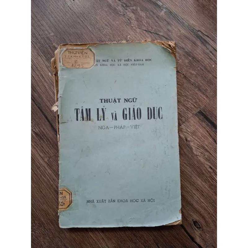 Thuật Ngữ Tâm Lý Và Giáo Dục (Nga – Pháp – Việt) 716182