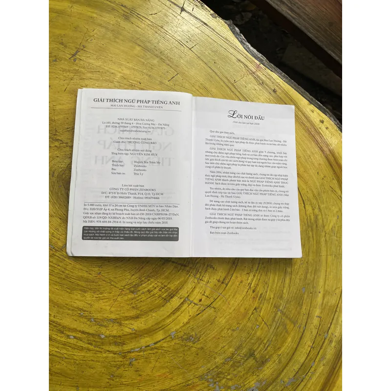 GIẢI THÍCH NGỮ PHÁP TIẾNG ANH- MAI LAN HƯƠNG- HÀ THANH UYÊN 602666