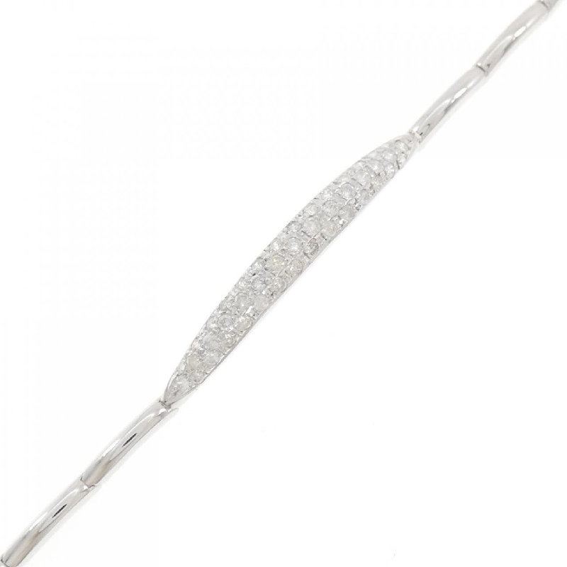 K14WG Pave Diamond Bracelet 0.70CT - Hàng hiệu Chính hãng 869916