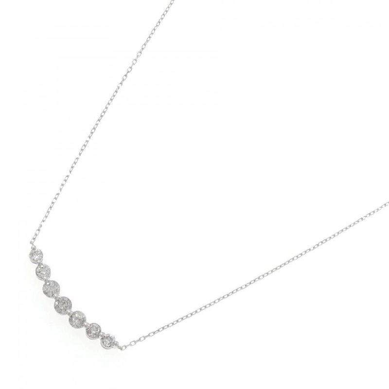 K18WG Dây chuyền kim cương 0.7CT - Hàng hiệu Chính hãng 857054