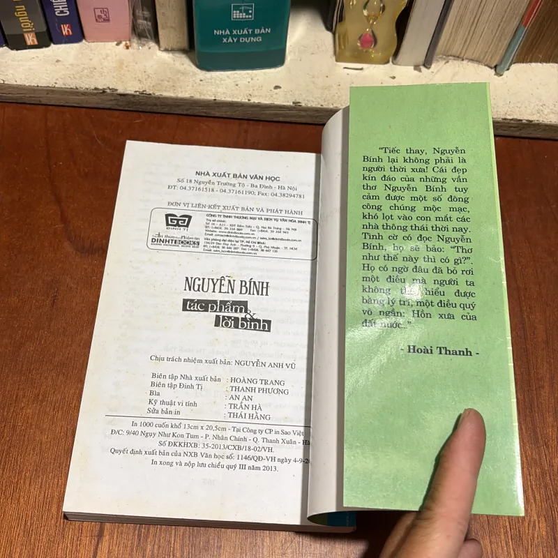 II Tác Phẩm Và Lời Bình (6 Cuốn): Thạch Lam, Nam Cao, Nguyễn Công Hoan, Nguyễn Bính,. 2013 907581